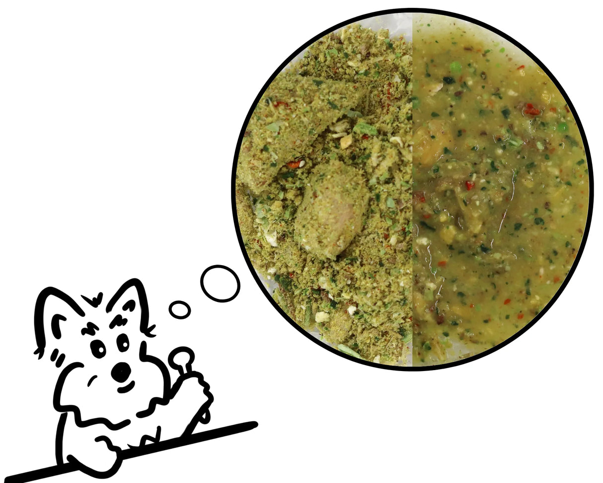 Whole bone-in chicken meal (for dogs) 20g convenient pack