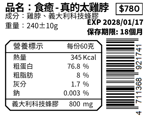 真的太雞脖