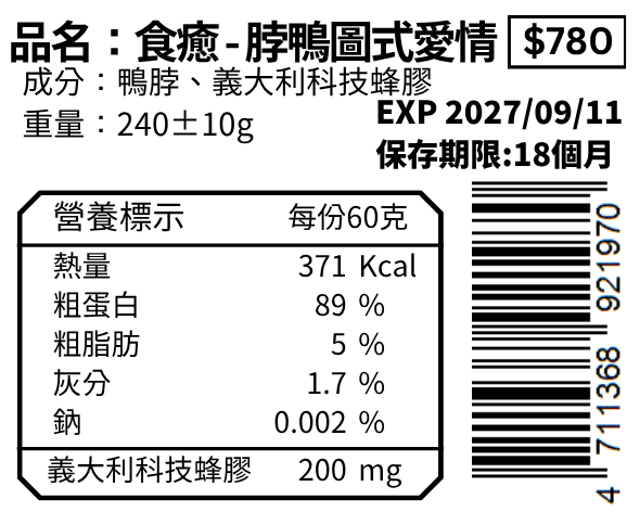 脖鴨圖式愛情