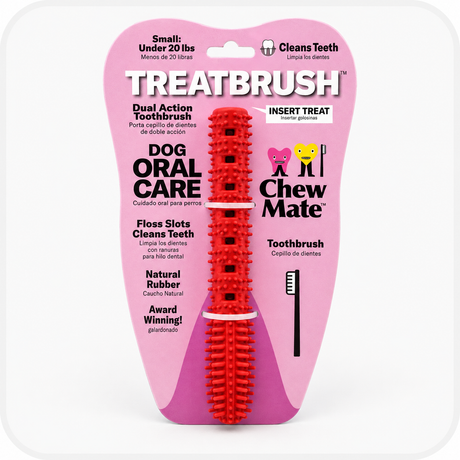 ChewMate TreatBrush Small 小型犬潔牙玩具 Under 20 lbs