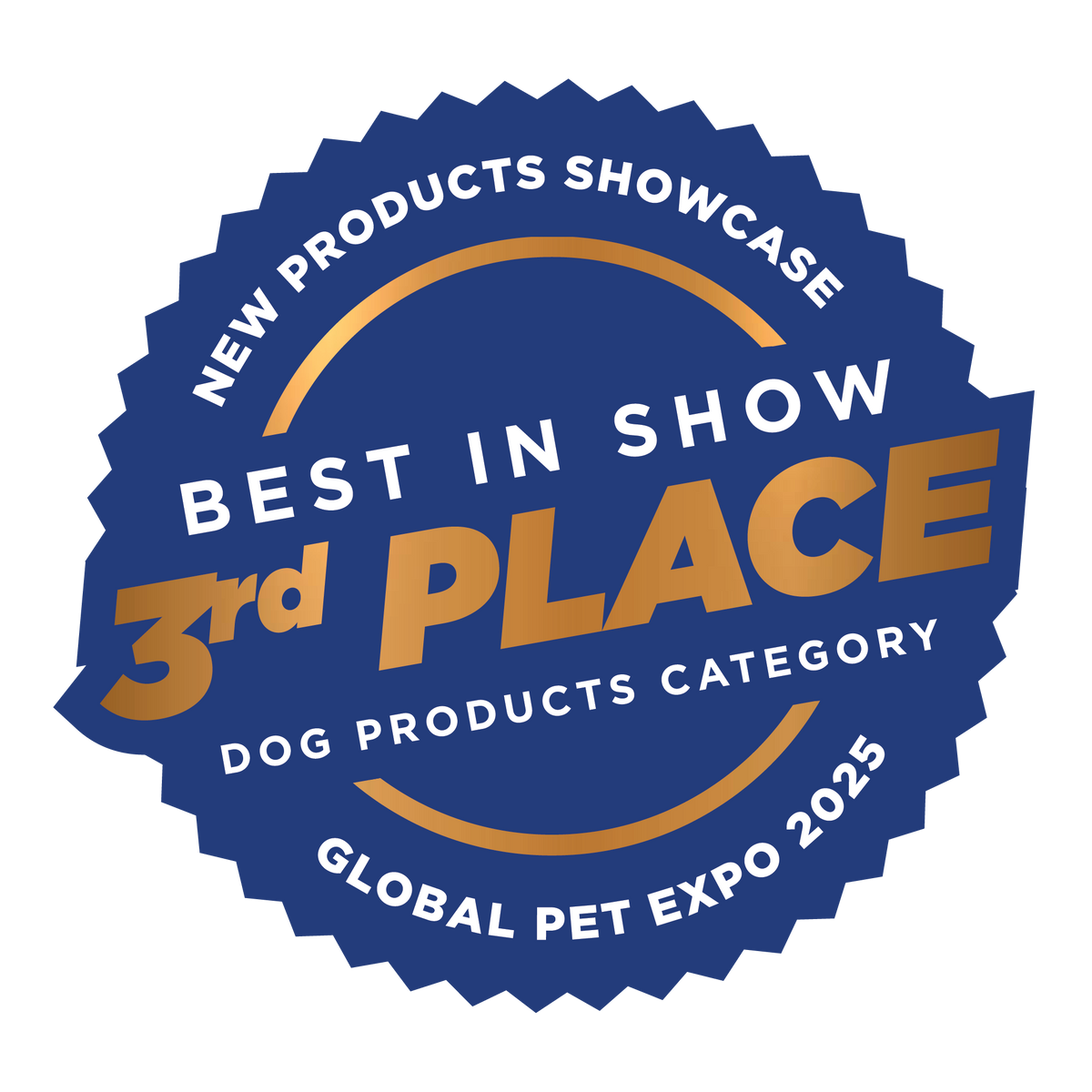 Doggie Nopee Global Pet Expo 2025 新產品展示獎章